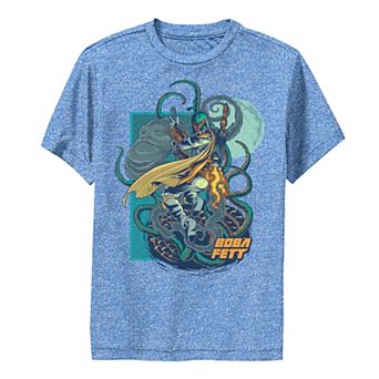 Boys 8-20 Star Wars Boba Fett Bounty Hunter Portrait Tee