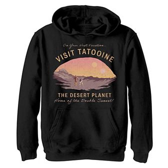 Boys 8-20 Star Wars Visit Tatooine The Desert Planet Hoodie