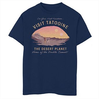 Boys 8-20 Star Wars Visit Tatooine The Desert Planet Tee