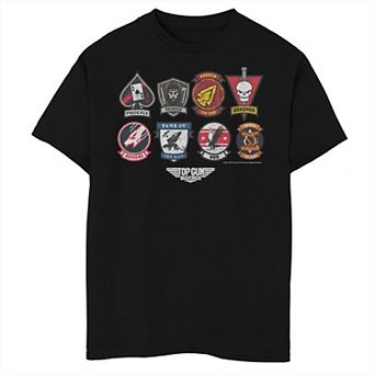 Boys 8-20 Top Gun: Maverick Badge Grid Tee