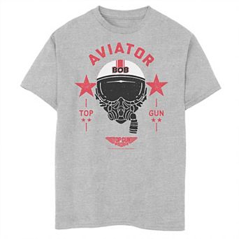 Boys 8-20 Top Gun: Maverick Aviator Helmet Portrait Tee