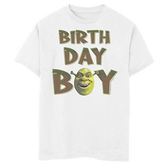 Boys 8-20 Shrek Birthday Boy Portrait Tee