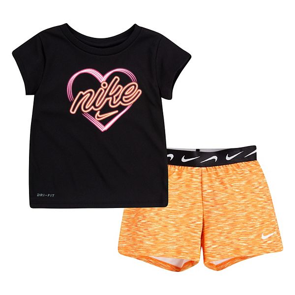 Toddler Girl Nike Graphic Tee & Shorts Set