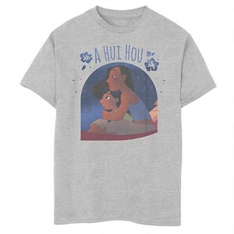 Disney's Lilo & Stitch Boys 8-20 "A Hui Hou" Group Portrait Tee
