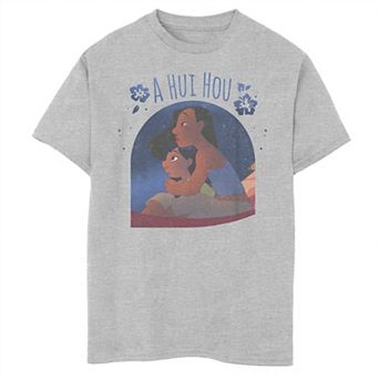 Disney's Lilo & Stitch Boys 8-20 "A Hui Hou" Group Portrait Tee