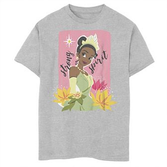 Disney Princess Tiana Boys 8-20 Strong Spirit Portrait Tee