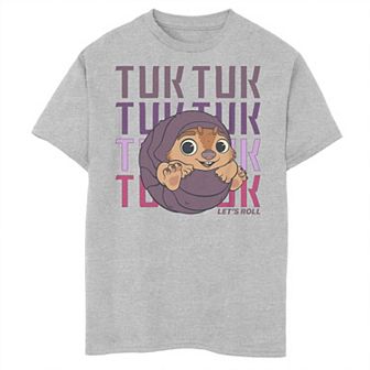 Disney's Raya And The Last Dragon Tuk Tuk Boys 8-20 Word Stack Portrait Tee