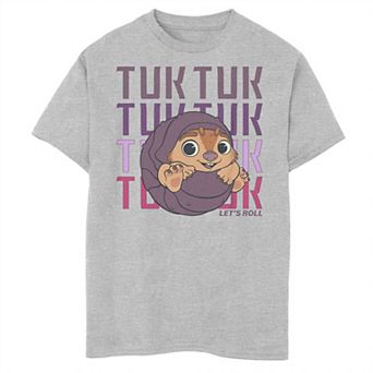 Disney's Raya And The Last Dragon Tuk Tuk Boys 8-20 Word Stack Portrait Tee