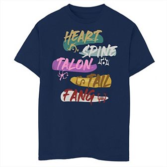 Disney's Raya And The Last Dragon Boys 8-20 Heart Spine Talon Tail And Fang Tee