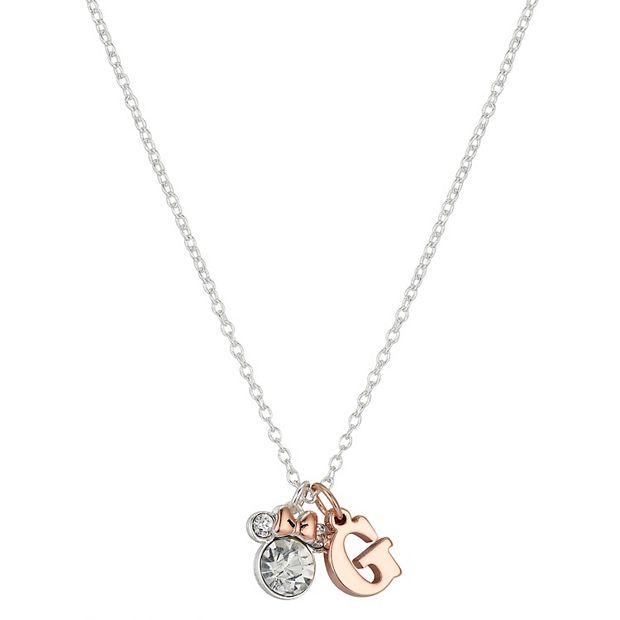 Minnie mouse deals initial necklace