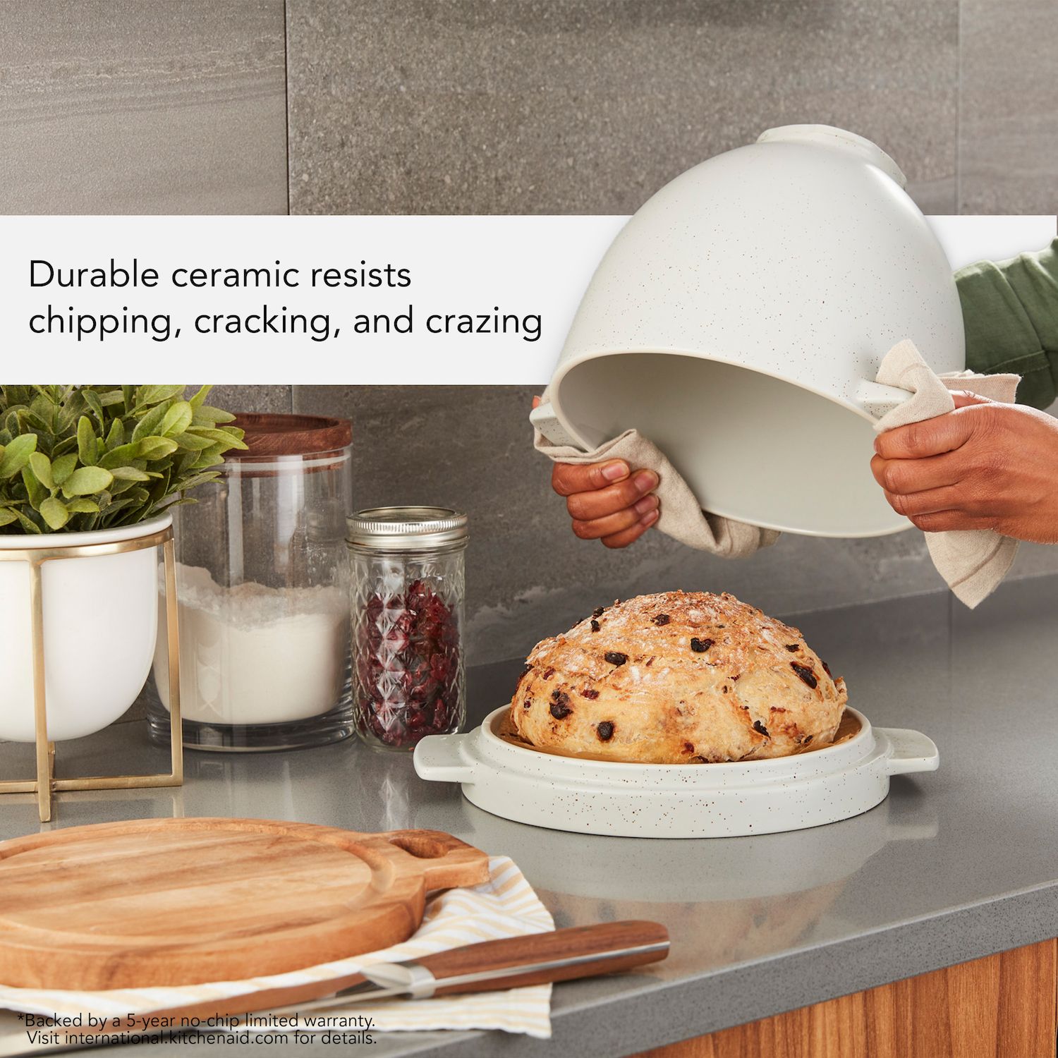 KitchenAid Bread Bowl with Baking Lid - Thumbnail 5