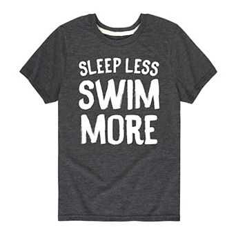 Boys 8-20 Sleep Less Swim More Tee