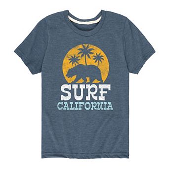 Boys 8-20 Surf California Bear Tee