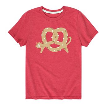 Boys 8-20 Pretzel Cat Tee