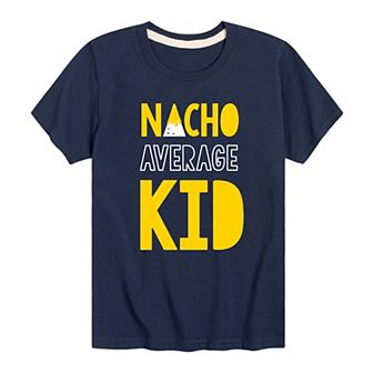 Boys 8-20 Nacho Average Kid Tee