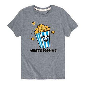 Boys 8-20 What's Poppin' Popcorn Tee