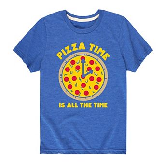 Boys 8-20 Pizza Time Tee