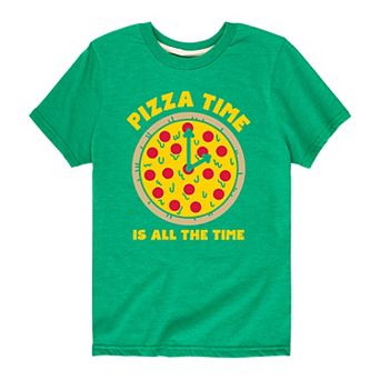 Boys 8-20 Pizza Time Tee