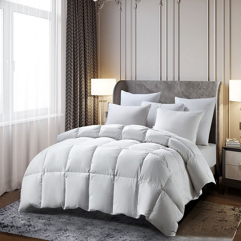 46571129 Beautyrest Down & Feather Comforter, White, Twin sku 46571129