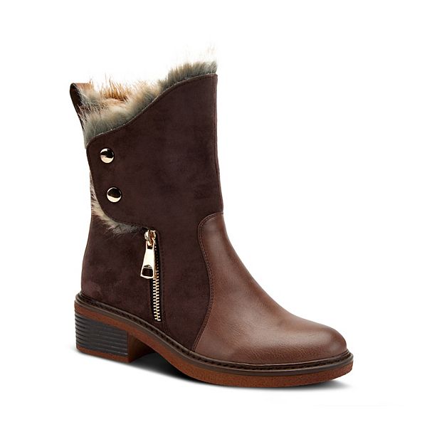 Patrizia Saige Women's Faux Fur Ankle Boots