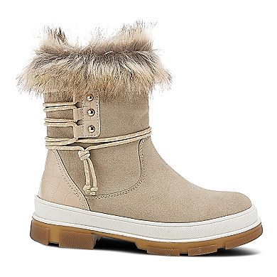 Patrizia Elinor Women's Mid-Calf Faux Fur Boots