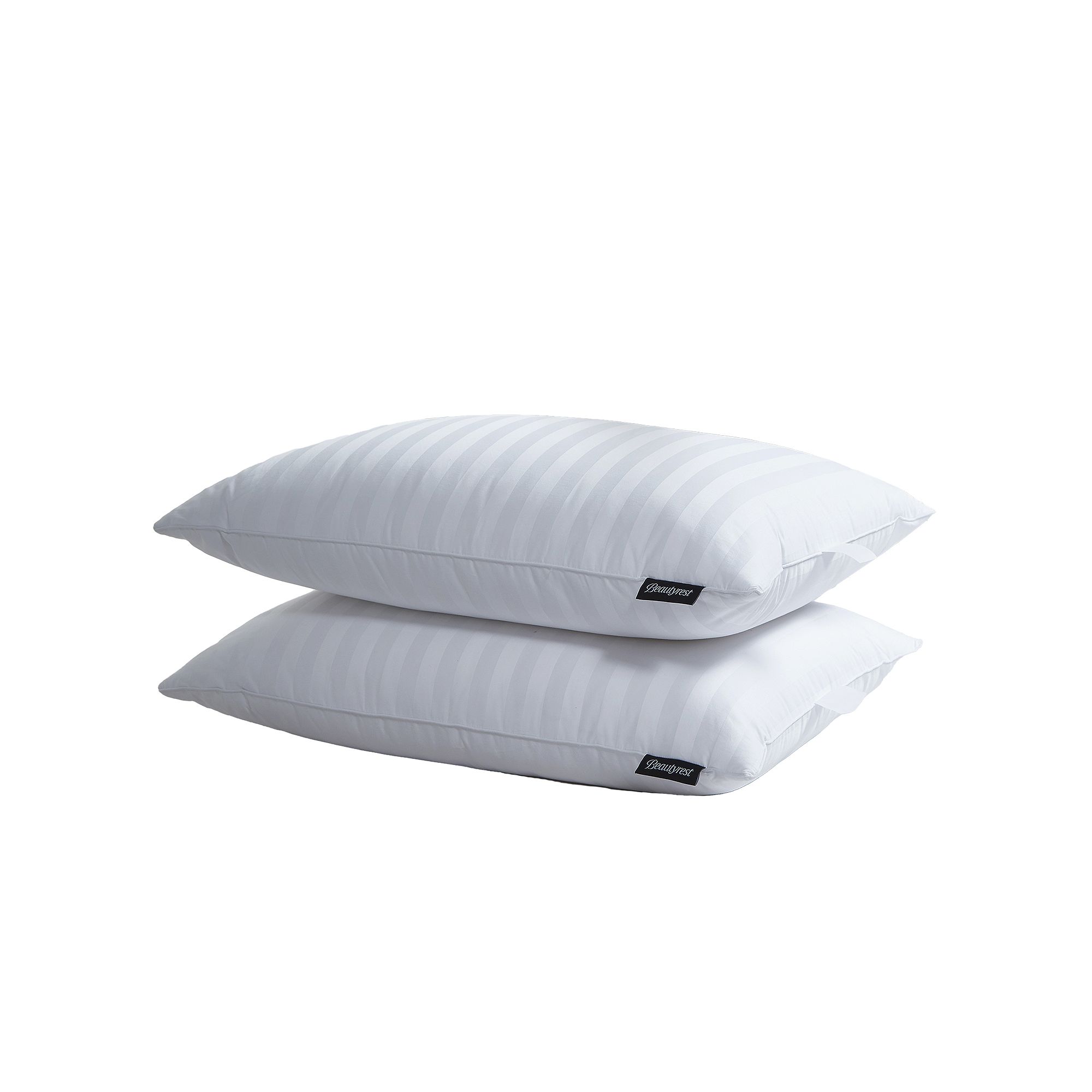 Beautyrest 2-pack White Goose Feather Jumbo Pillows