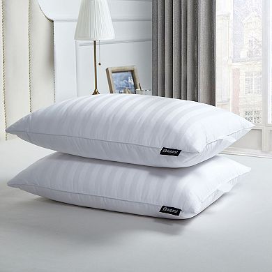 Beautyrest 2-pack White Goose Feather Jumbo Pillows