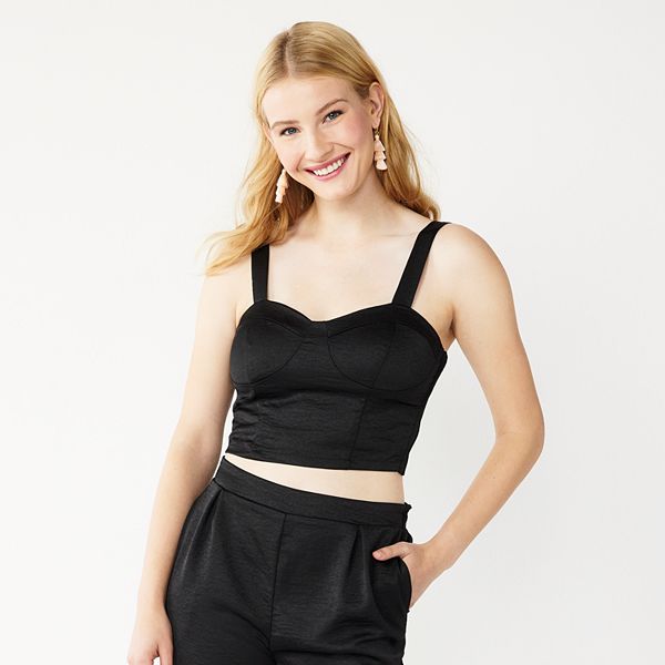 Juniors' Speechless Molded Tube Top with Straps