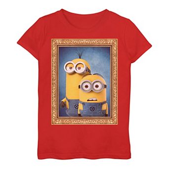 Girls 3-16 Minions Framed Again Tee