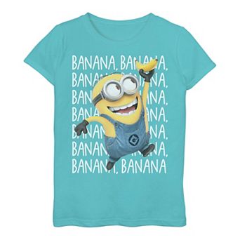 Girls 3-16 Minions Gone Bananas Tee