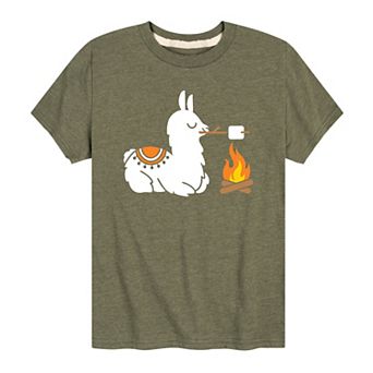 Boys 8-20 Llama Marshmallows Tee