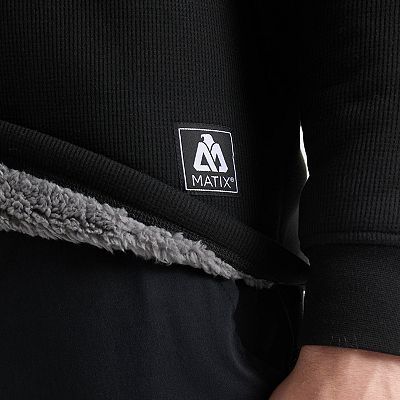 Men's Matix Sherpa-Lined Long Sleeve Henley Shirt