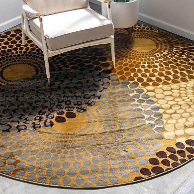 Unique Loom Java Barista Rug