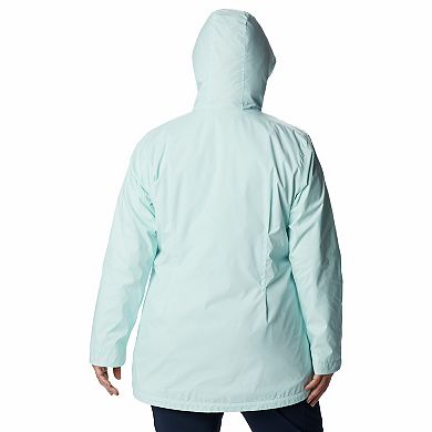 Plus Size Columbia Switchback Waterproof Long Rain Jacket