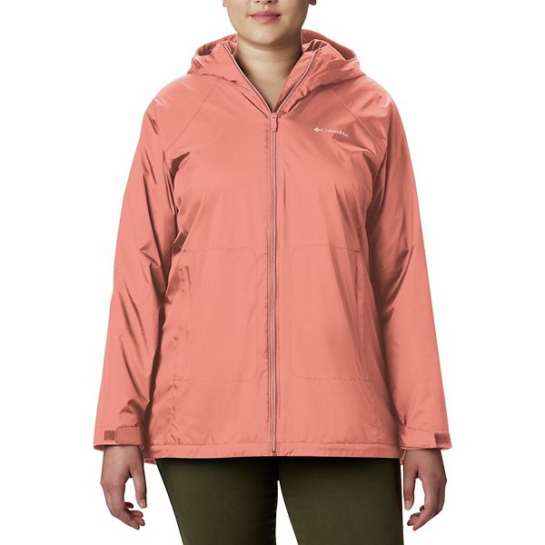Plus Size Columbia Switchback Waterproof Long Rain Jacket