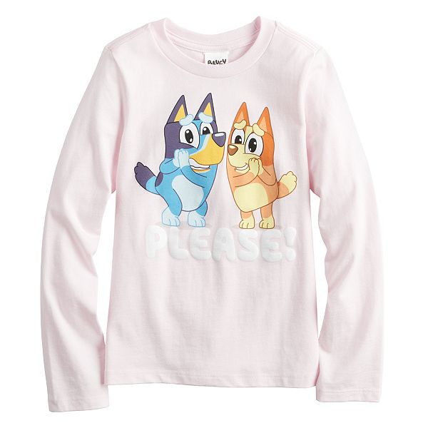 Baby & Toddler Girl Bluey Long-Sleeve Tee