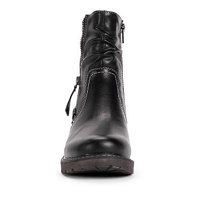 MUK LUKS Logger Calgary Women's Ankle Boots