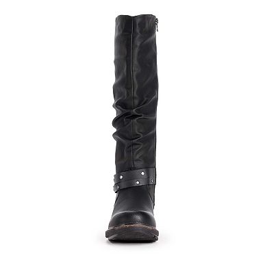 LUKEES by MUK LUKS Logger Victoria Women's Knee-High Boots