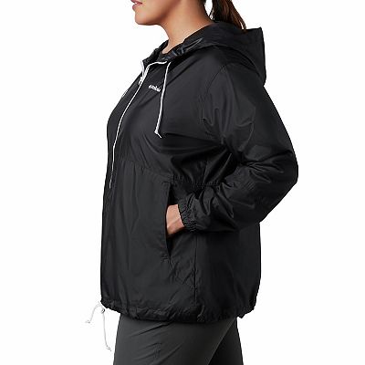 Plus Size Columbia Flash Forward Hooded Colorblock Windbreaker Jacket