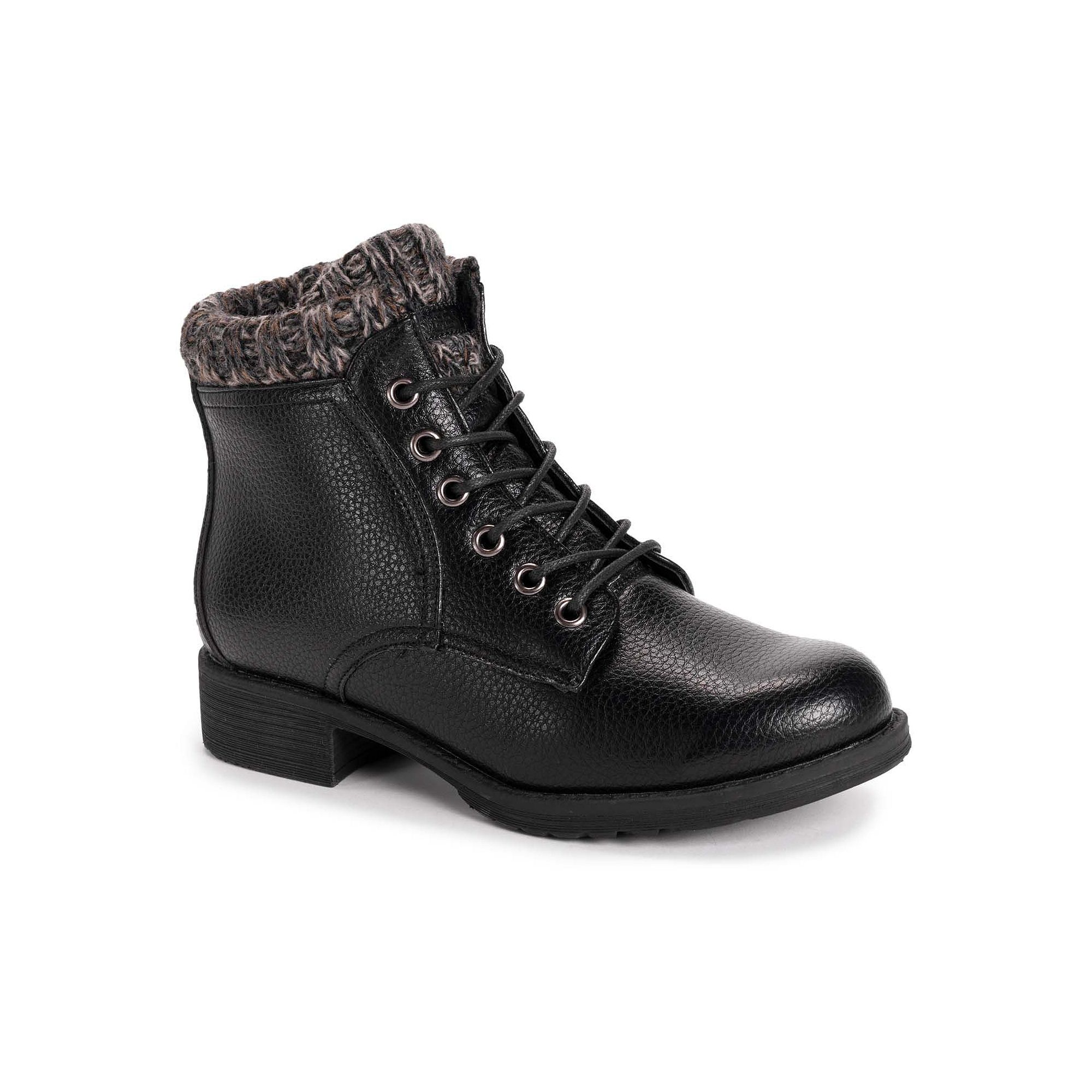 MUK LUKS Hiker Alps Womens Ankle Boots, Size: 6, Black
