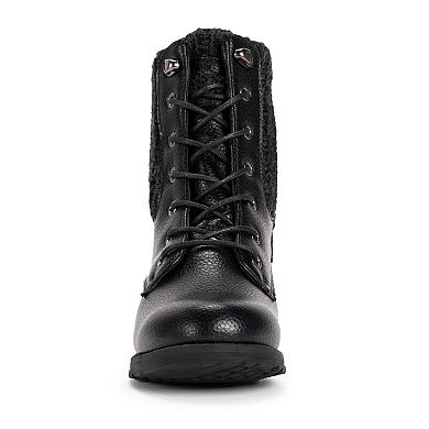 LUKEES by MUK LUKS Hiker Everest Women's Combat Boots