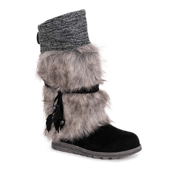 LUKEES by MUK LUKS Sigrid Leela Too Women's Faux-Fur Winter Boots