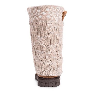 Essentials by MUK LUKS Cheryl Women's Knit Winter Boots