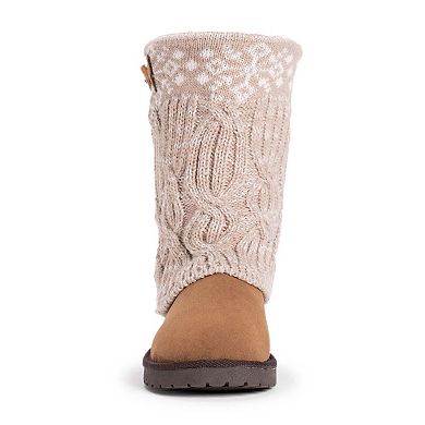 Essentials by MUK LUKS Cheryl Women's Knit Winter Boots