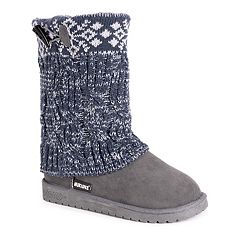 Grey mukluk outlet boots