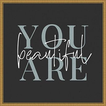 Amanti Art Daily Affirmations V Framed Canvas Print