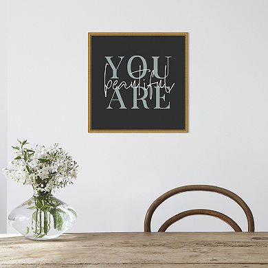Amanti Art Daily Affirmations V Framed Canvas Print