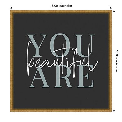 Amanti Art Daily Affirmations V Framed Canvas Print