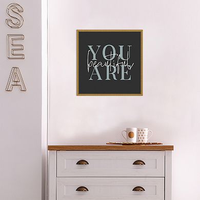 Amanti Art Daily Affirmations V Framed Canvas Print