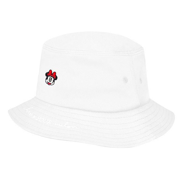 Disney Minnie Polka Dot Hearts Bucket Hat